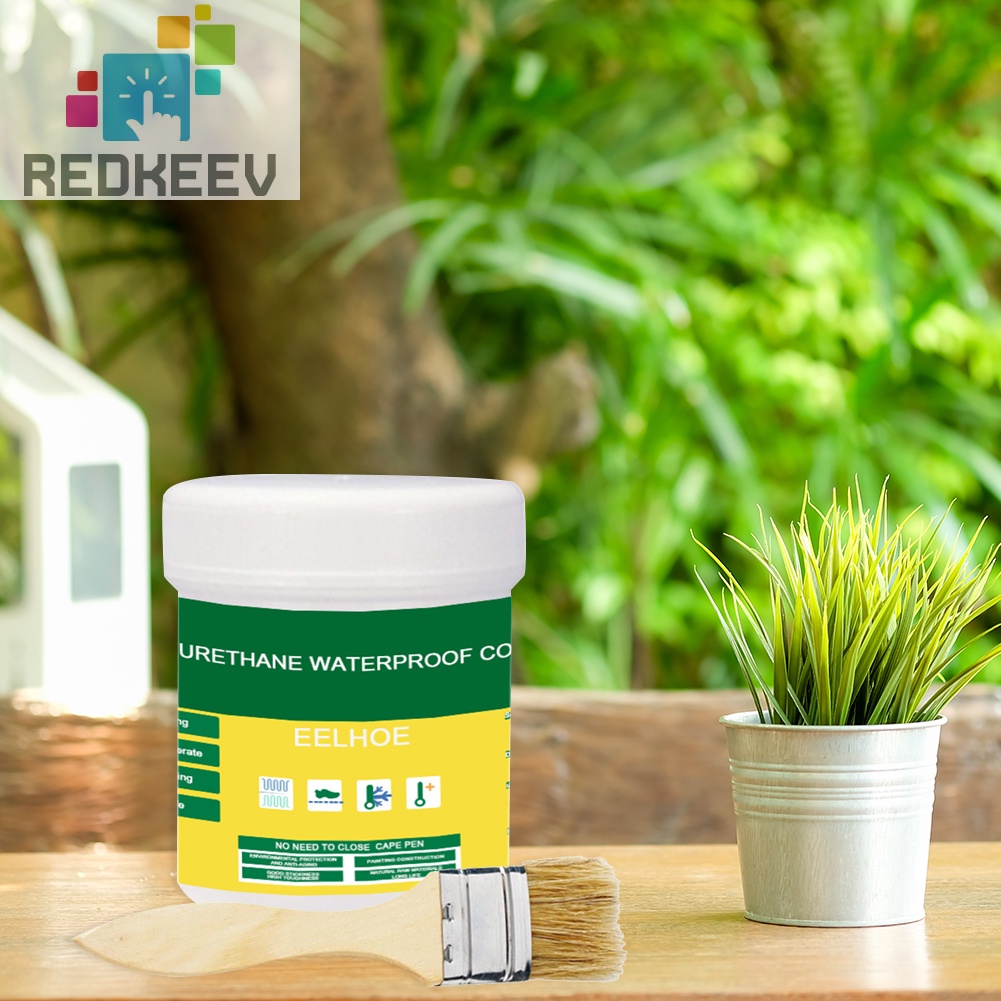 Keo dán sửa chữa vết nứt trên bề mặt trong suốt chống thấm nước Redkeev kèm cọ