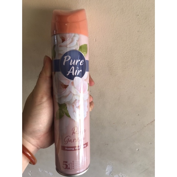 Xịt phòng pure air hương chanh xả/lavender/hoa lài/hoa hồng thơm phòng diệt muỗi 280ml