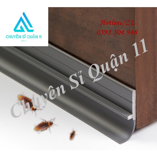 Thanh dán chân cửa tiện dụng, Ron chặn khe cửa 90cm, Miếng chặn cửa chống côn trùng, khói bụi, tiếng ồn, giữ nhiệt