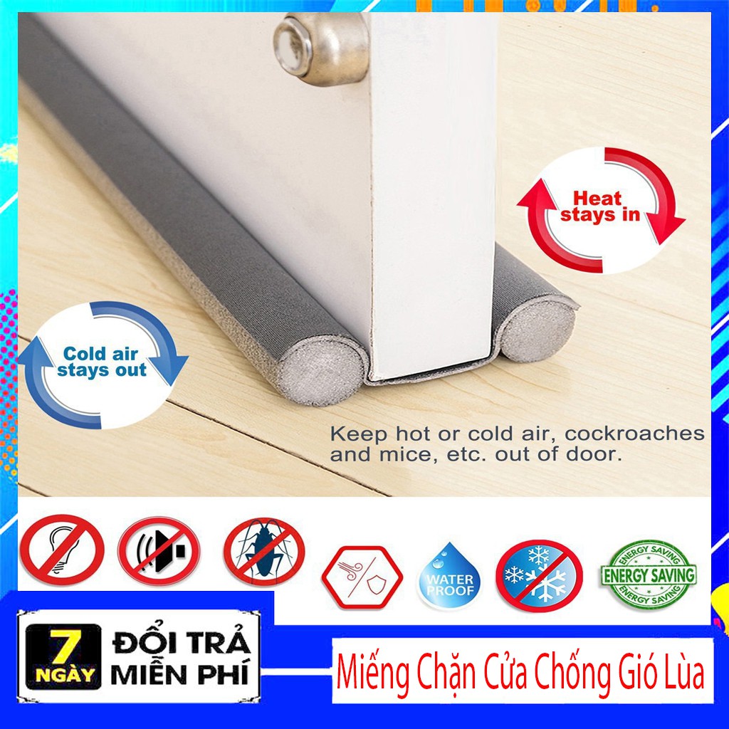 Thanh Nẹp Xốp Chặn Khe Cửa - Ron, Đệm Cửa - Chống Ồn, Chống Thoát Hơi Máy Lạnh, Chống Bụi, Ngăn Côn Trùng, Chống Kẹt Tay