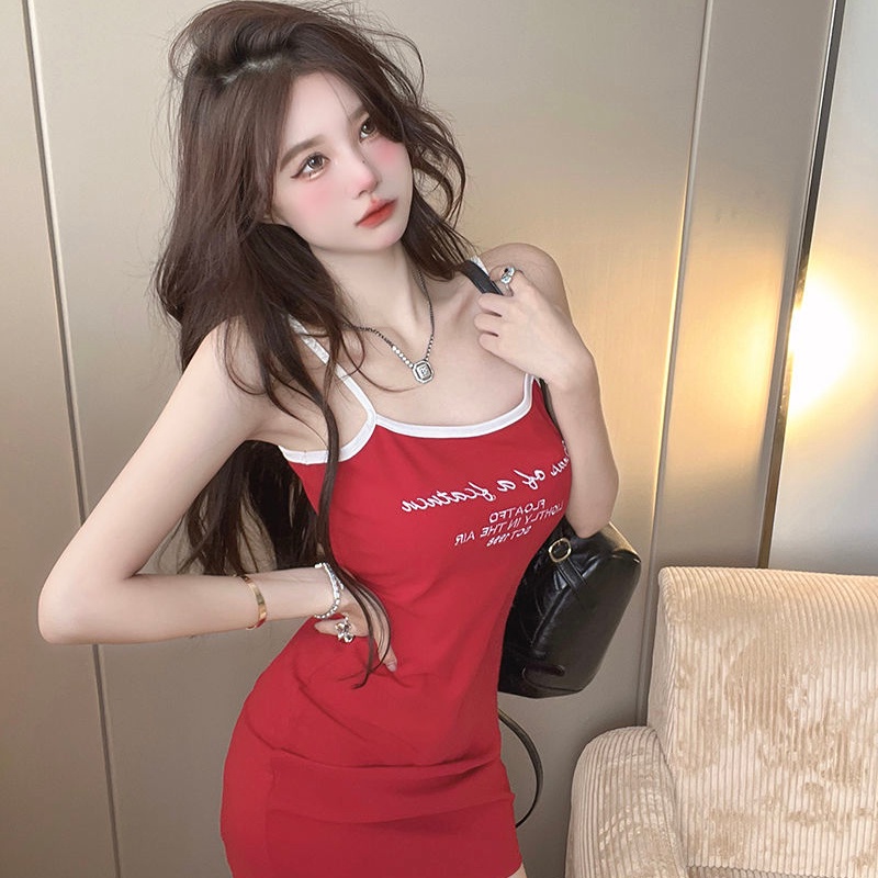 COZOK Đầm Không Tay Dáng Ôm Gợi Cảm Thời Trang Dành Cho Nữ