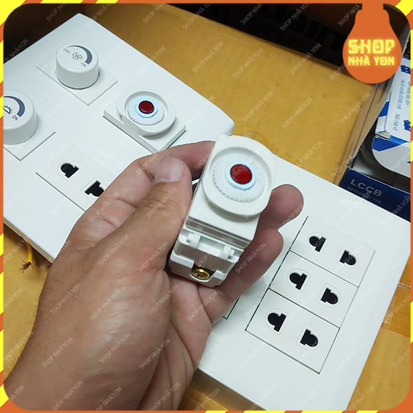 Công tắc cầu chì thông minh chống chạm chống quá tải Lioa 15A 250V