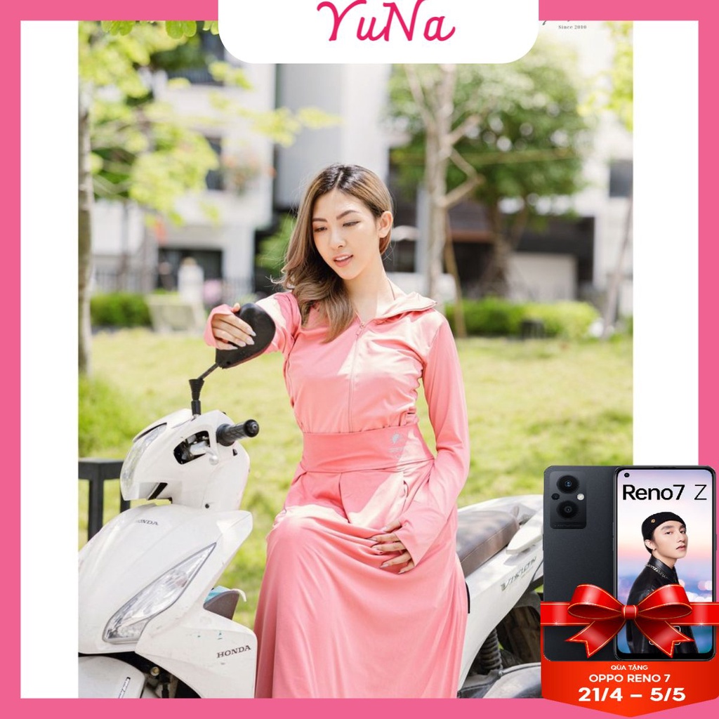 Váy chống nắng thông hơi vải kim cương chống tia UV, phụ kiện thời trang MAIKA