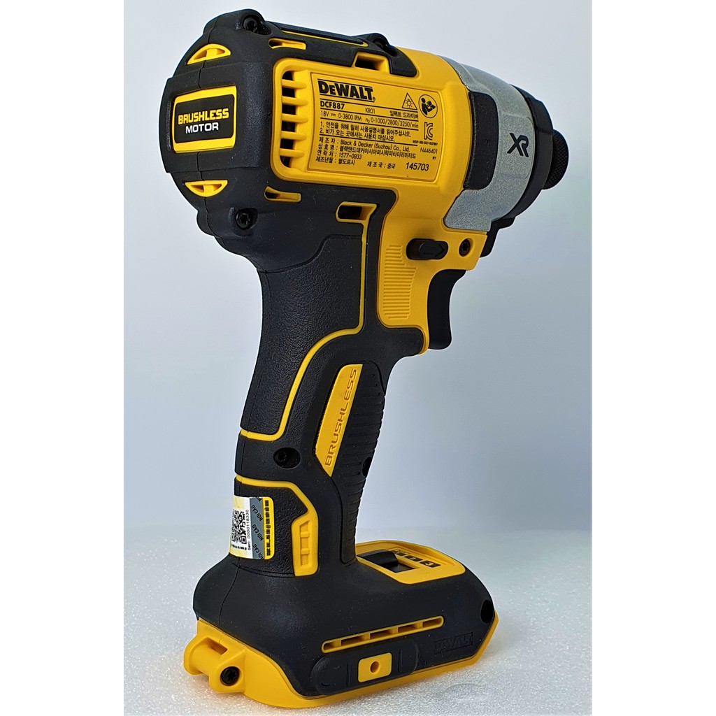 DEWALT DCF887N - Thân Máy Vặn Vít Pin 18V - Chính Hãng - SKU DCF887 DCF887N-KR