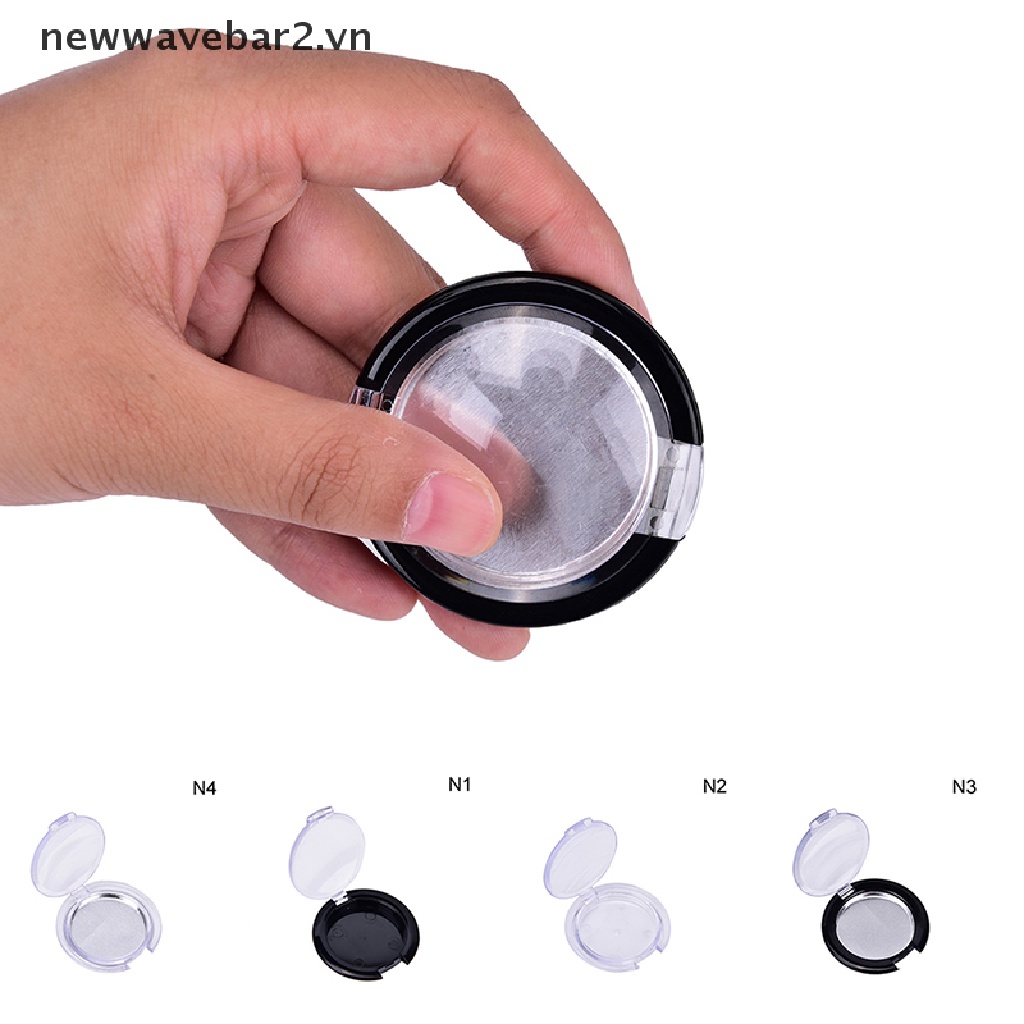 [Hàng mới về] Set 1/ 2 khay đựng phấn mắt rỗng 5ml có nắp đậy nhỏ gọn tiện lợi