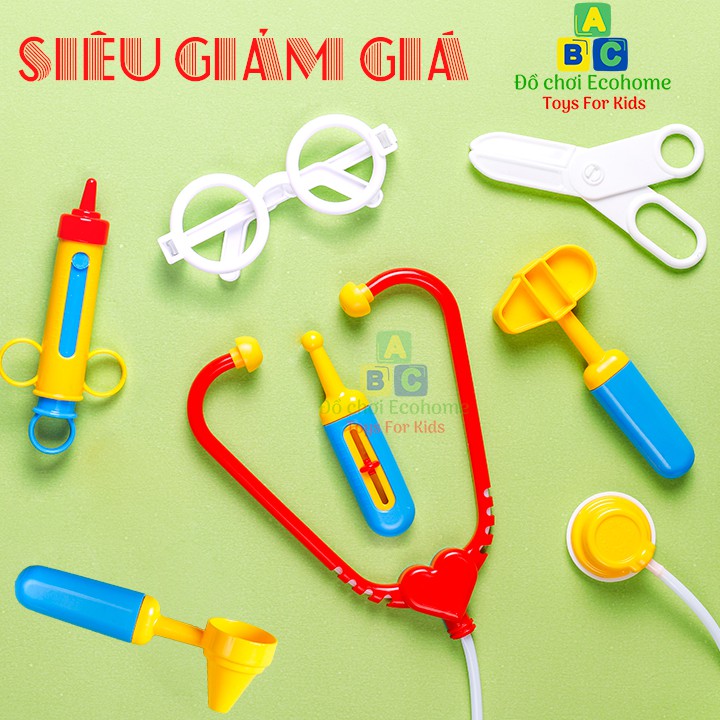 {FREESHIP} Bộ đồ chơi vali bác sĩ ✅ cho bé tập làm bác sỹ (hình thật)