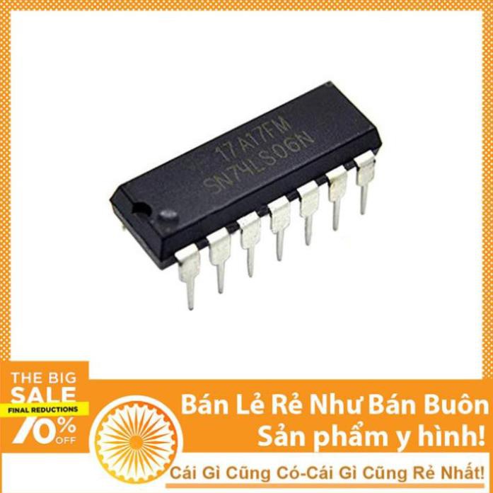 Linh Kiện IC Logic 74LS06 DIP14