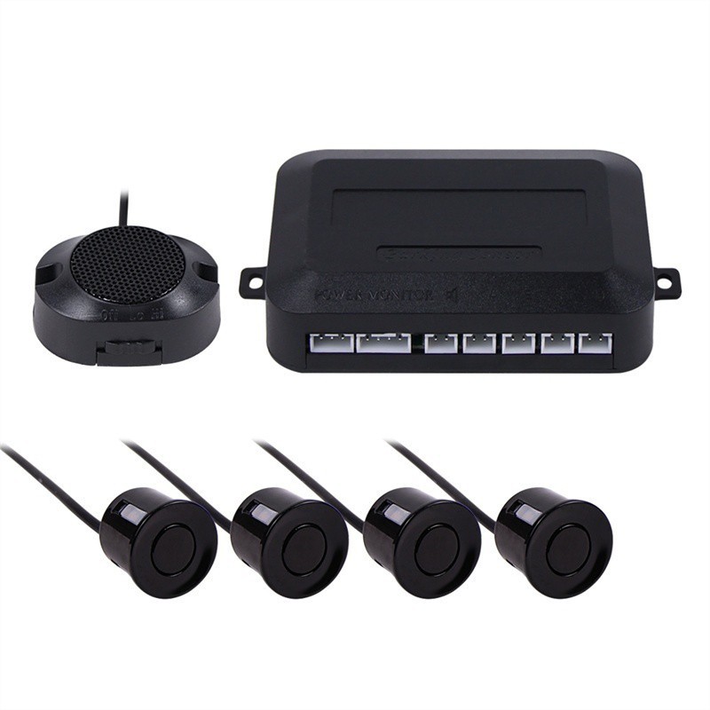 1 Set LED Parking Sensor Kit 7 Colors Car LED Display 4 Sensors 12V For All Cars