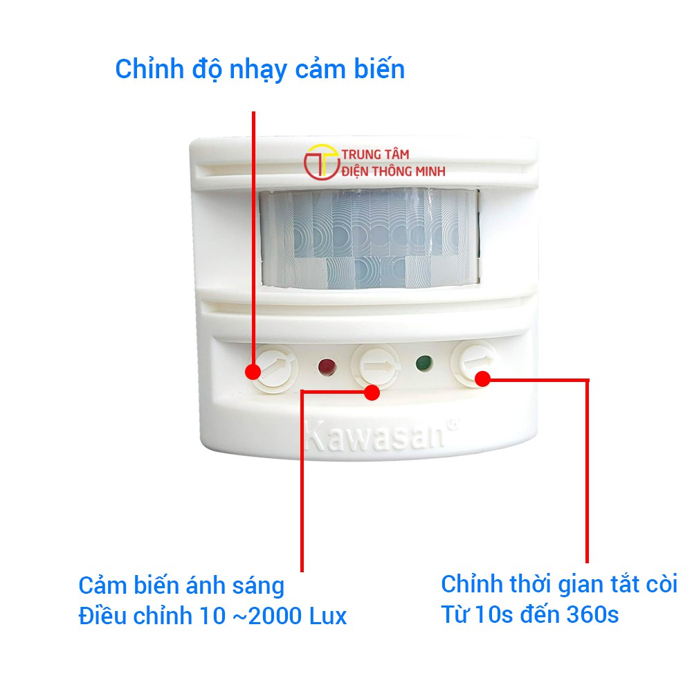 Đầu báo trộm quét hồng ngoại có cảm biến ánh sáng ngày đêm KW-i225C