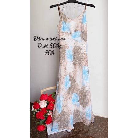 Đầm maxi 2 dây