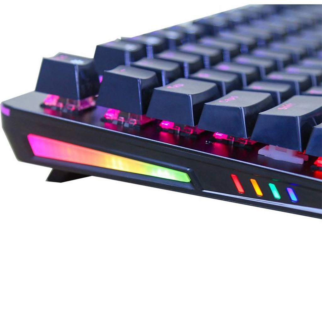 Bàn phím cơ gaming Fuhlen S Subverter led RGB - Blue Switch Black - Chính hãng - Có tem chống hàng giả