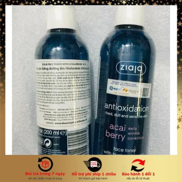 XỊT CÂN BẰNG DƯỠNG ẨM HYALURONIC CHỐNG OXY HÓA – ZIAJA – 200ML | BigBuy360 - bigbuy360.vn