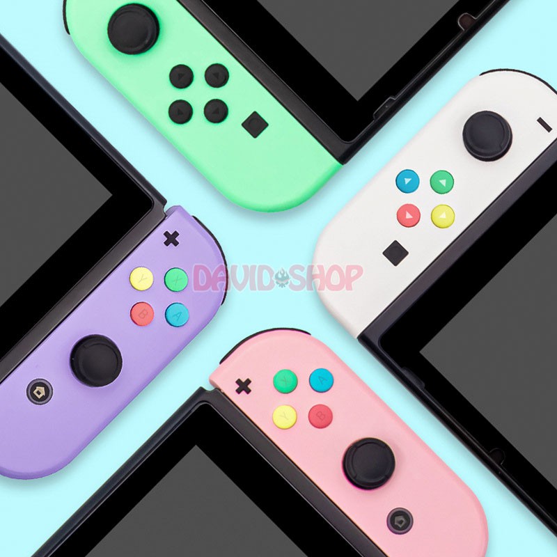 [Mã 253ELSALE hoàn 7% đơn 300K] Vỏ Joy-Con chất lượng cao kèm đầy đủ nút bấm, ốc bắt vỏ cho máy Nintendo Switch