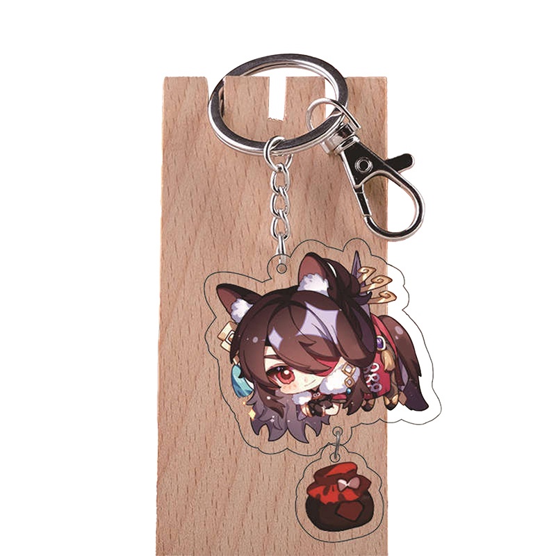 Móc Khóa Hình Chibi Bằng Kim Loại