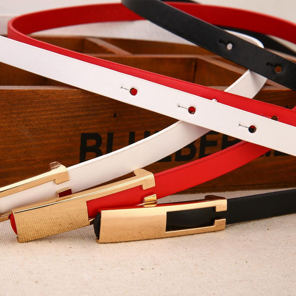 Thắt Lưng Da Bản Nhỏ Thời Trang Cá Tính Cho Nữ