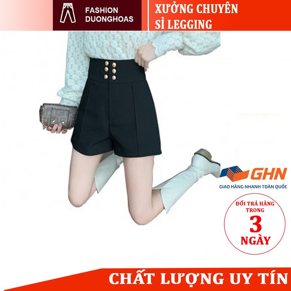 Quần Cạp Cao Đính Khuy QCC397