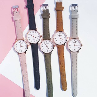 SẢN PHẨM CHÍNH HÃNG - ĐỒNG HỒ NỮ CAO CẤP CANDYCAT DH05 DÂY DA CHẤT LƯỢNG CAO