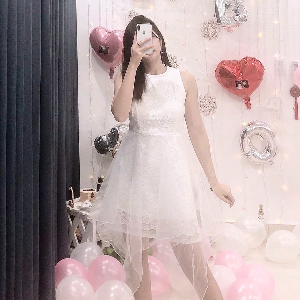 Đầm dự tiệc đính hạt dáng xoè sang trọng | BigBuy360 - bigbuy360.vn