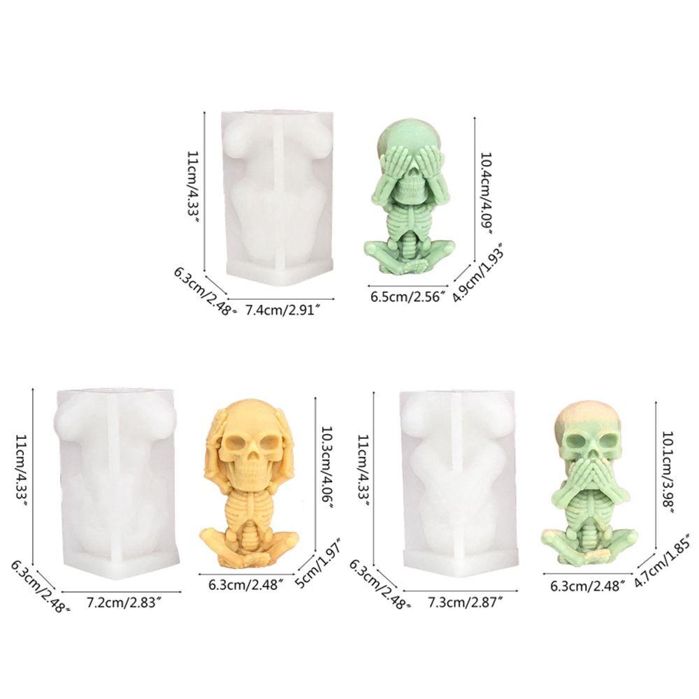 LONTIME Khuôn Làm Nến Nhựa Resin 3D