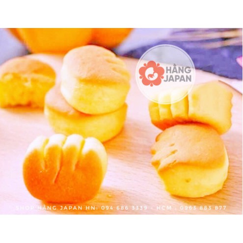 Bánh mì tươi hàng Nhật cho bé 10M+ 45G nhiều vị sữa/rau củ