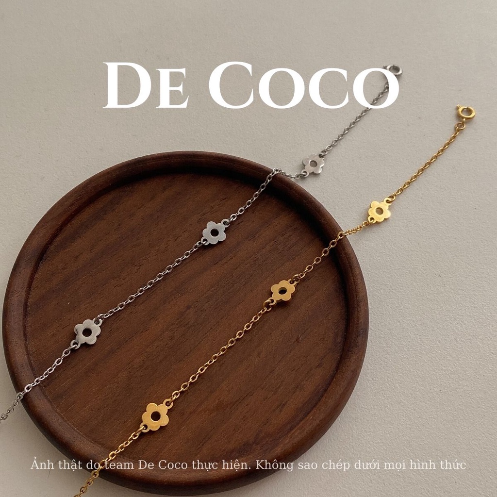 Vòng tay nữ De Coco Petite Fleur hình hoa nhỏ xinh