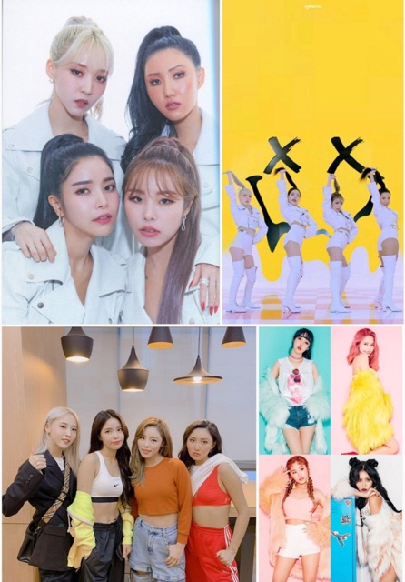 Poster khổ A4-A5-A6 Mamomoo - Hwasa - Solar - Moonbyul - Wheein tự do chọn mẫu ( Mua 2 tặng 1 )