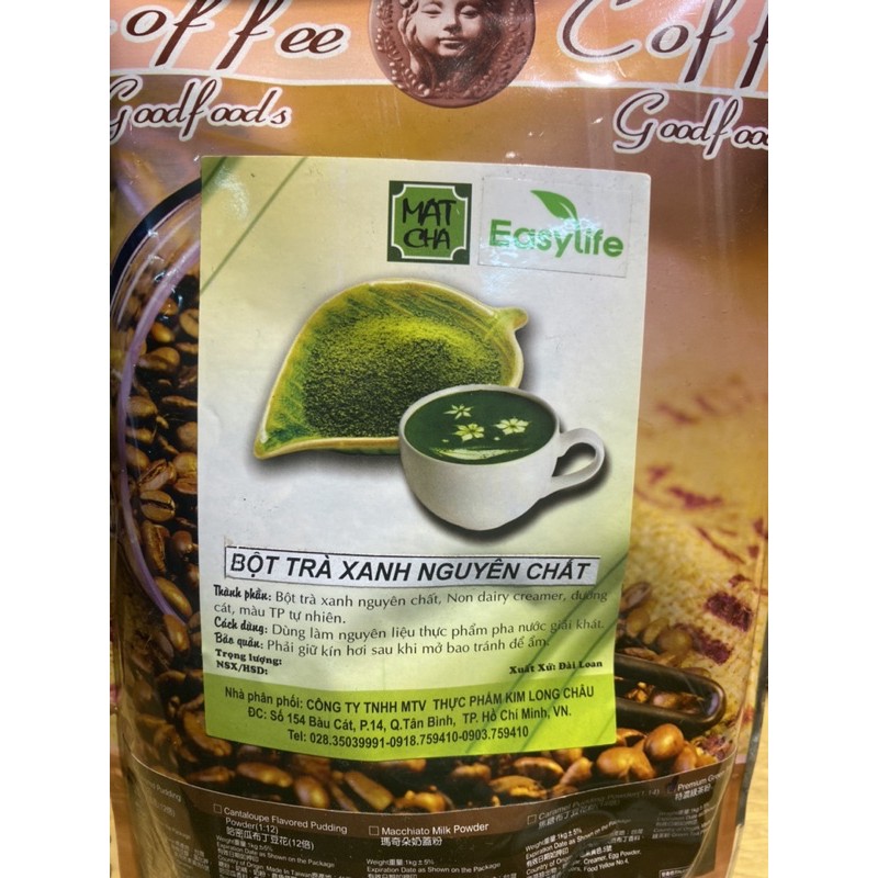 Bột Trà Xanh Nguyên Chất EasyLife bao 1Kg