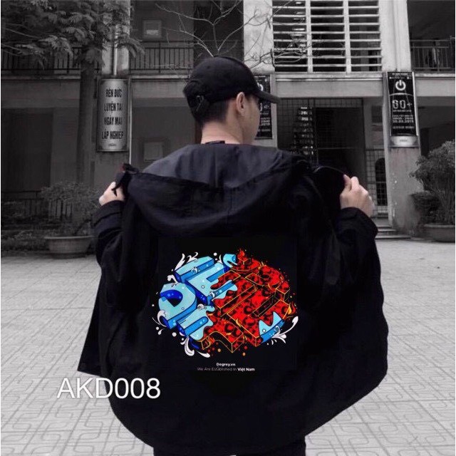 Áo khoác dù unisex form rộng DEGREY nam nữ ulzzang WIND | BigBuy360 - bigbuy360.vn