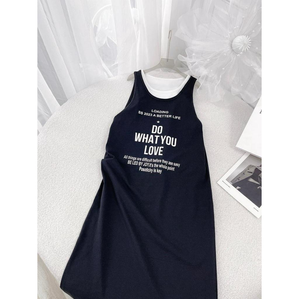 SET ĐẦM TANKTOP KÈM ÁO TRẮNG
