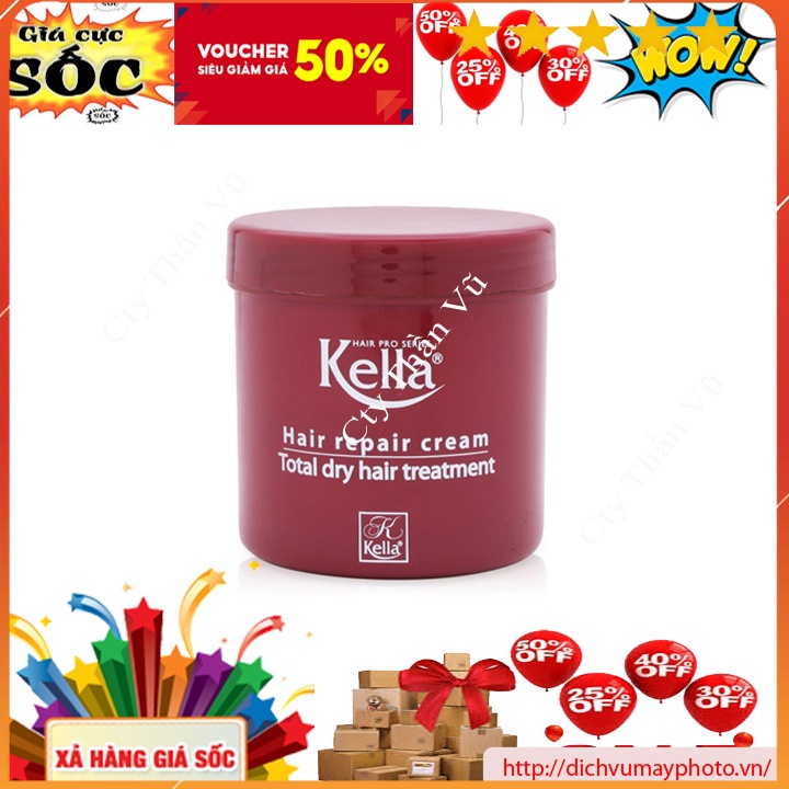 Kem Hấp Dầu Kella Giúp Sợi Tóc Dai Hơn Và Đặc Biệt Bóng Đẹp Không Bị Bết Suôn Mượt Chắc Khỏe