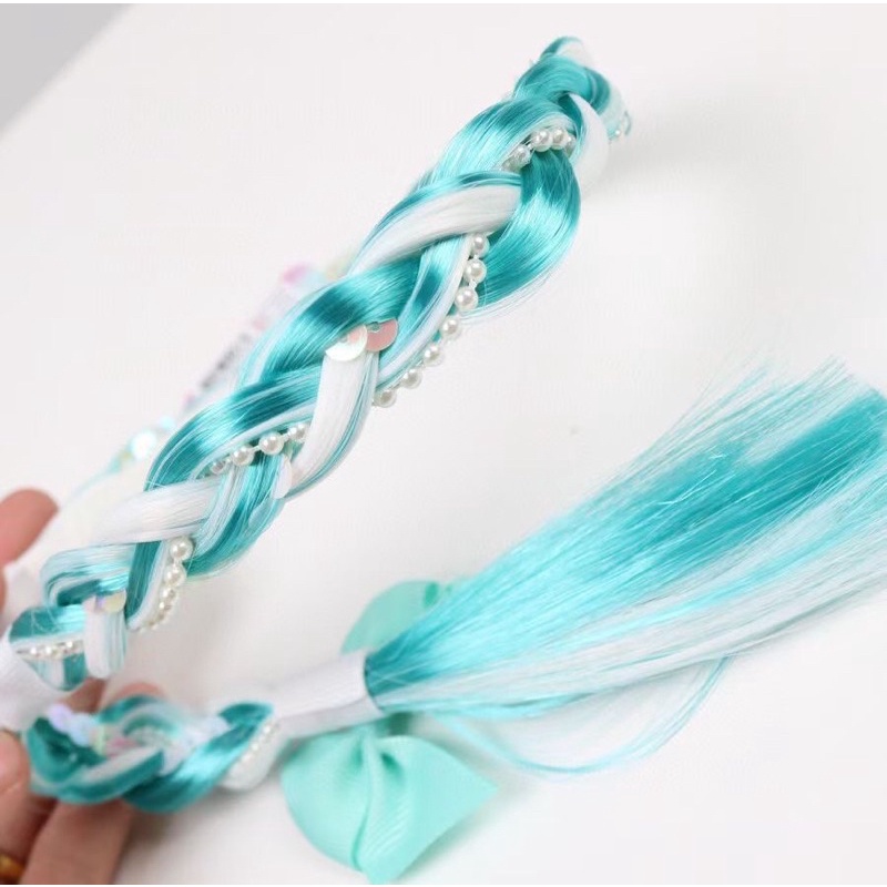 Bờm Lovisa cho bé xuất dư tag 12.9$ màu xanh Elsa công chúa tuyết
