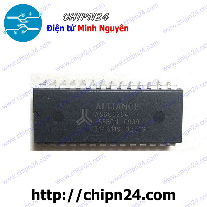 [1 CON] IC AS6C6264 DIP (AS6C6264-55PCN AS6C6264-55PIN 6264)