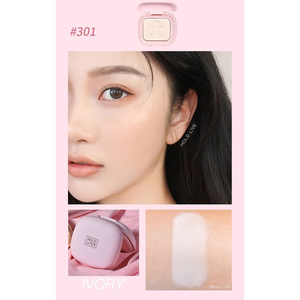 Phấn Phủ Dạng Nén Kiềm Dầu Lâu Trôi  HOLDLIVE Soft Light Oil Control Powder HL413 | BigBuy360 - bigbuy360.vn