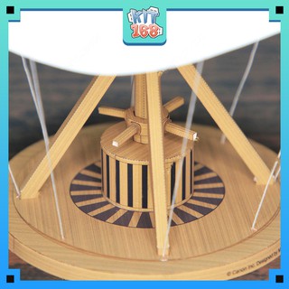 Mô hình giấy đồ vật đồ chơi Leonardo da Vinci (Helicopter)