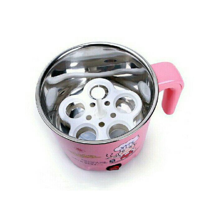 (miễn phí vận chuyển) Nồi lẩu siêu tốc đa năng 1.8L tặng kèm khay luộc trứng