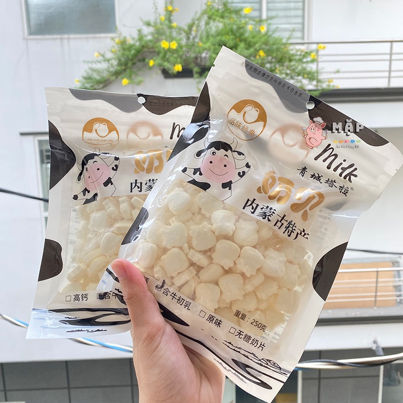 100 Viên Kẹo Sữa Bò Non Nén Dạng Viên Mông Cổ - Kẹo Tuổi Thơ