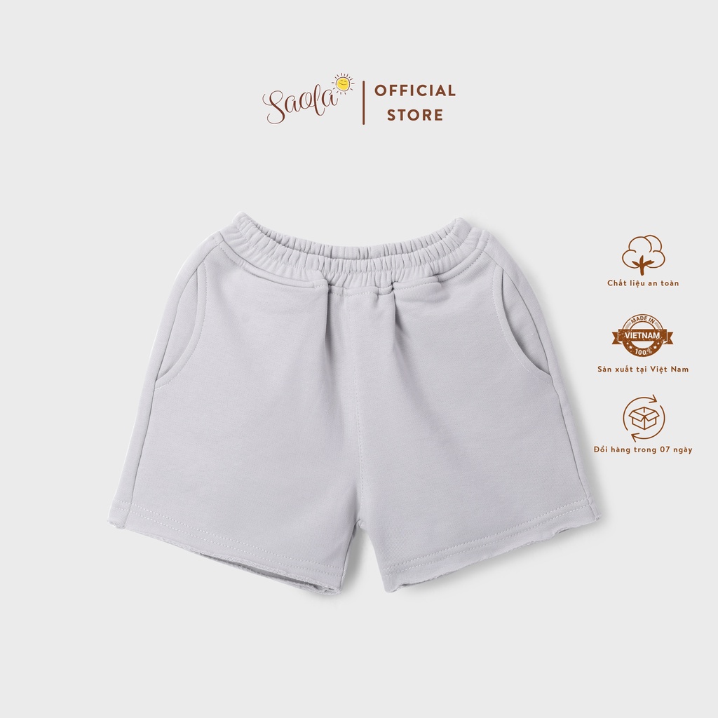 Quần Short Lưng Thun Năng Động Cho Bé - MAROY PANTS - PAL013 - SAOLA KIDS CLOTHING