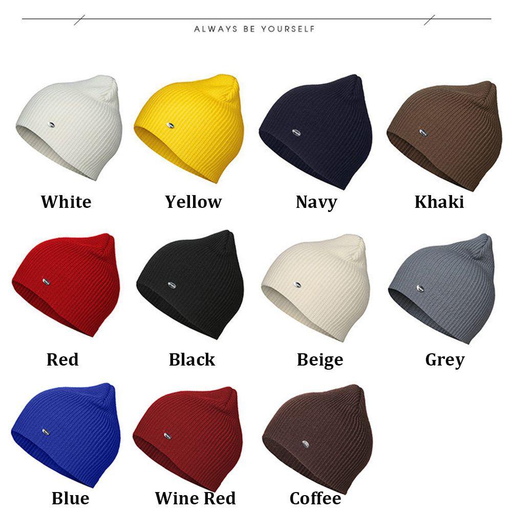ROSE Mũ Beanie Dệt Kim Chất Lượng Cao Thời Trang Cho Nam Nữ