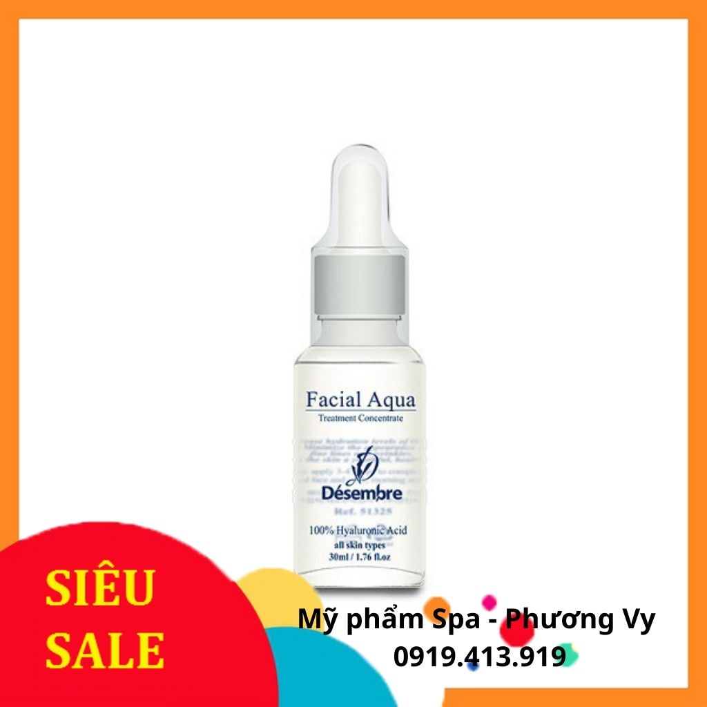 Tinh Chất Huyết Thanh Cô Đặc Cấp Ẩm Desembre Hydro Science Facial Aqua Treatment Concentrate 30ml