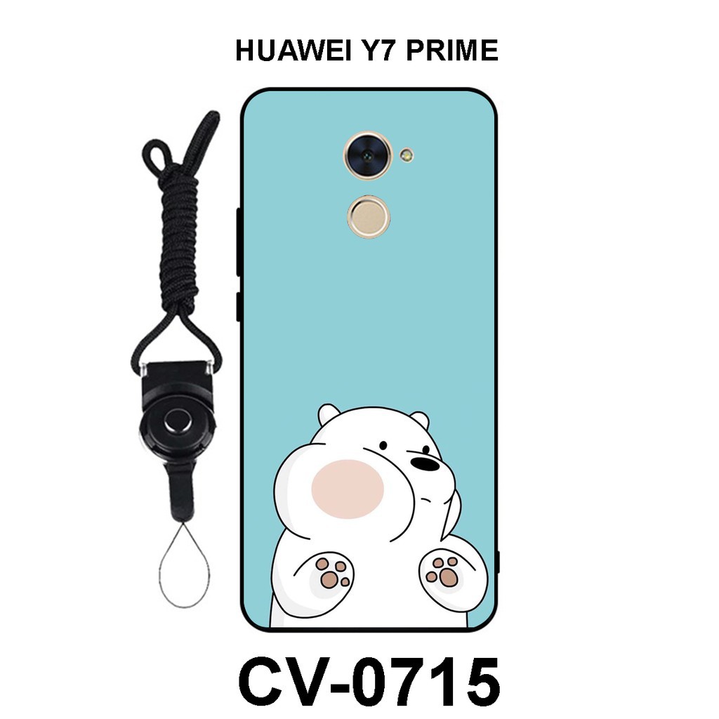 [HOT]  Ốp lưng Huawei Y7 Prime in hình đáng yêu