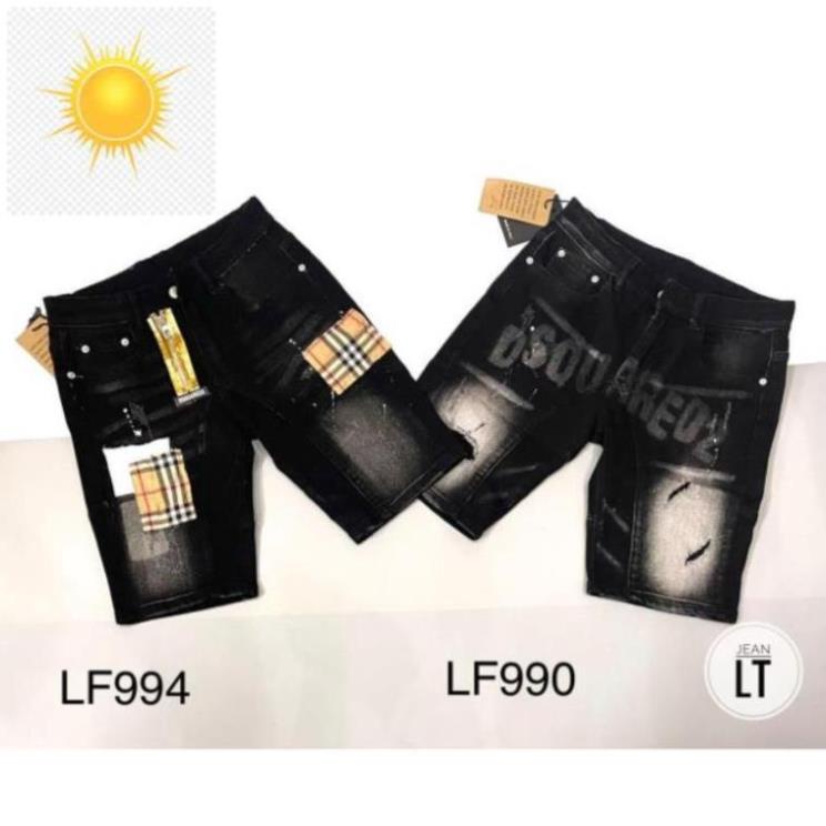 ️🎽 quần jean nam DSQ ngố khoá đẹp -quần jen nam ngắn quản châu in chữ Dsq cực đẹp ️🎽 New " * 🥇