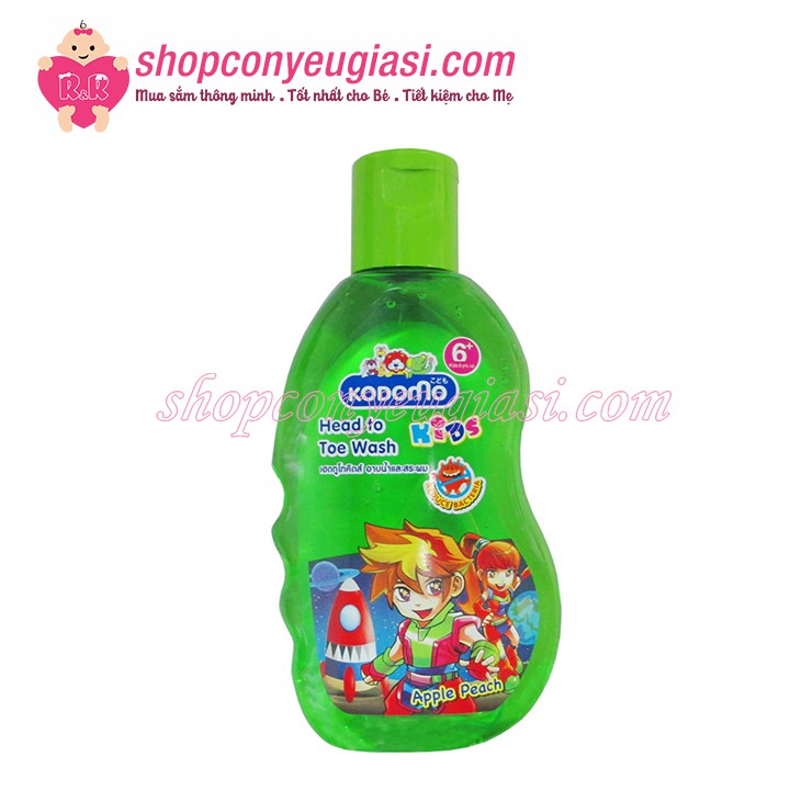 Dầu Tắm Gội Trẻ Em Kodomo 6+ Thái Lan - 200ml