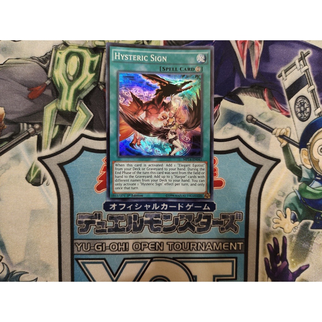 Thẻ bài Yugioh chính hãng Hysteric Sign - MP14-EN041 - Super Rare 1st Edition