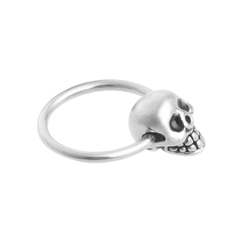 1 Đôi Khuyên Tai Tròn Bằng Thép Không Gỉ 0.39 X 0.28 &quot;