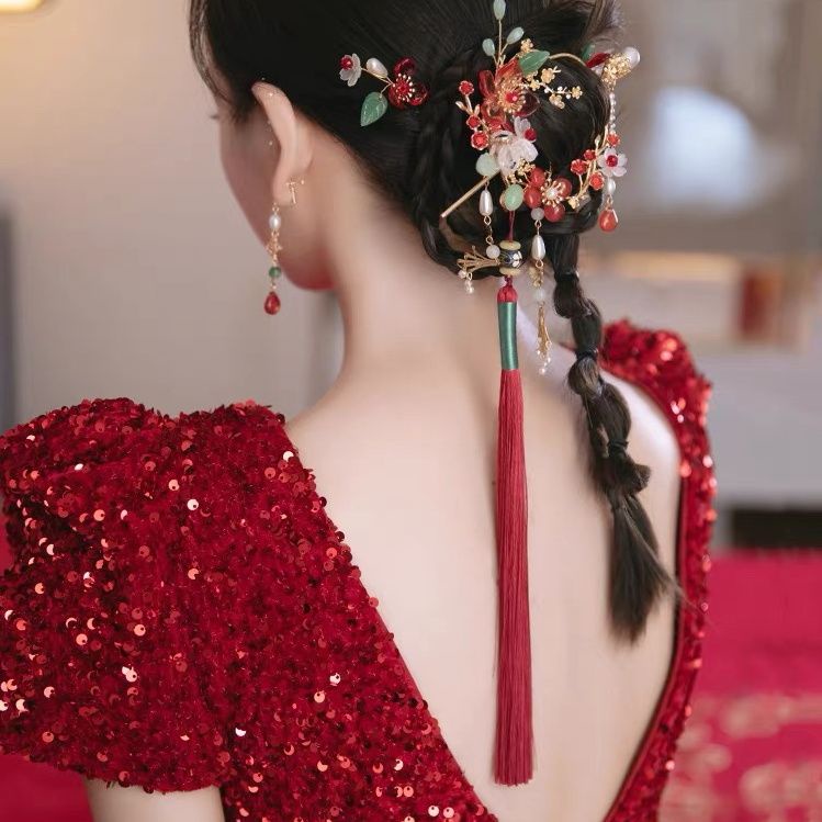 Trâm Cài Tóc Phối Tua Rua Phong Cách Trung Hoa Cổ Điển Thời Trang Cho Nữ