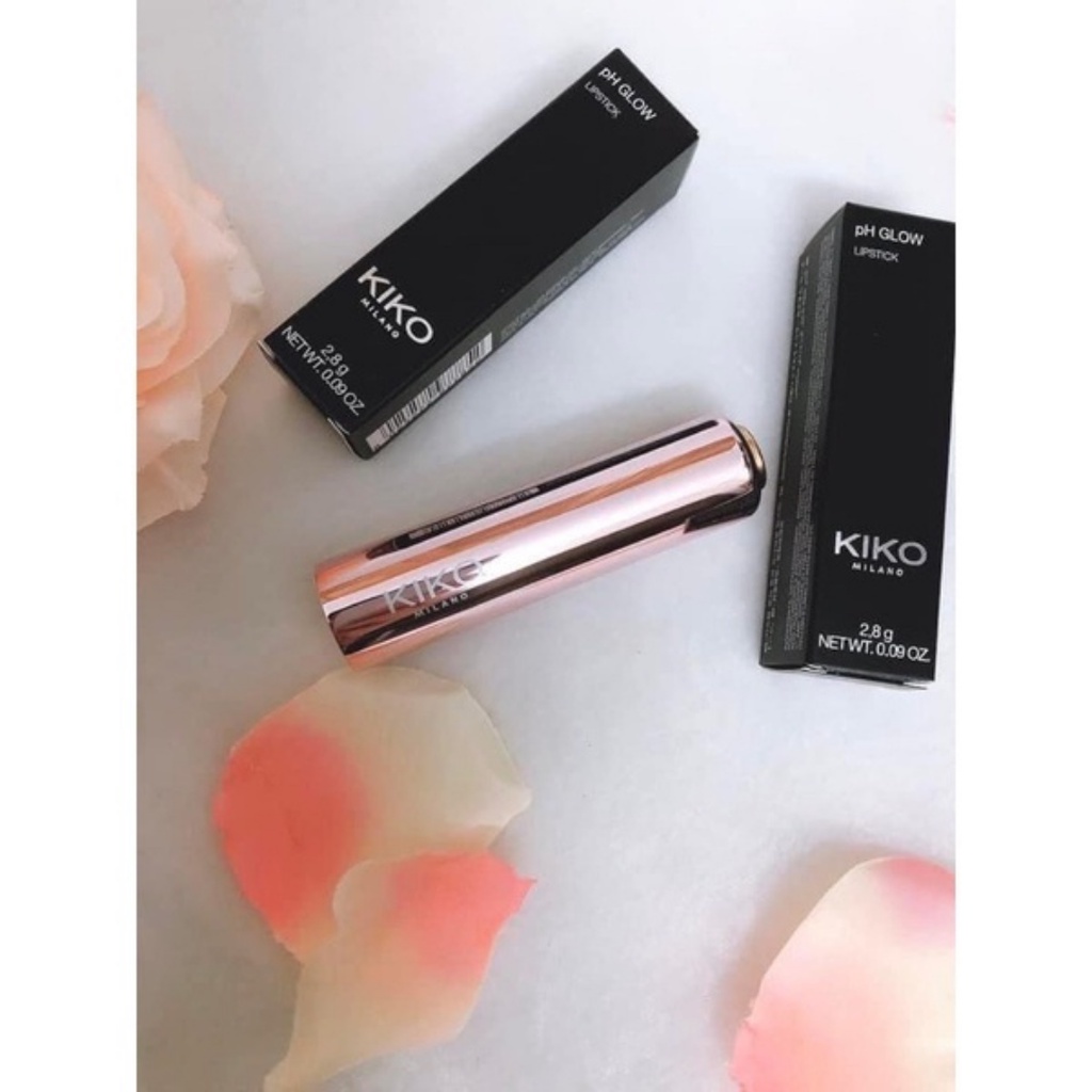 Son dưỡng môi hồng Kiko pH Glow Lipstick