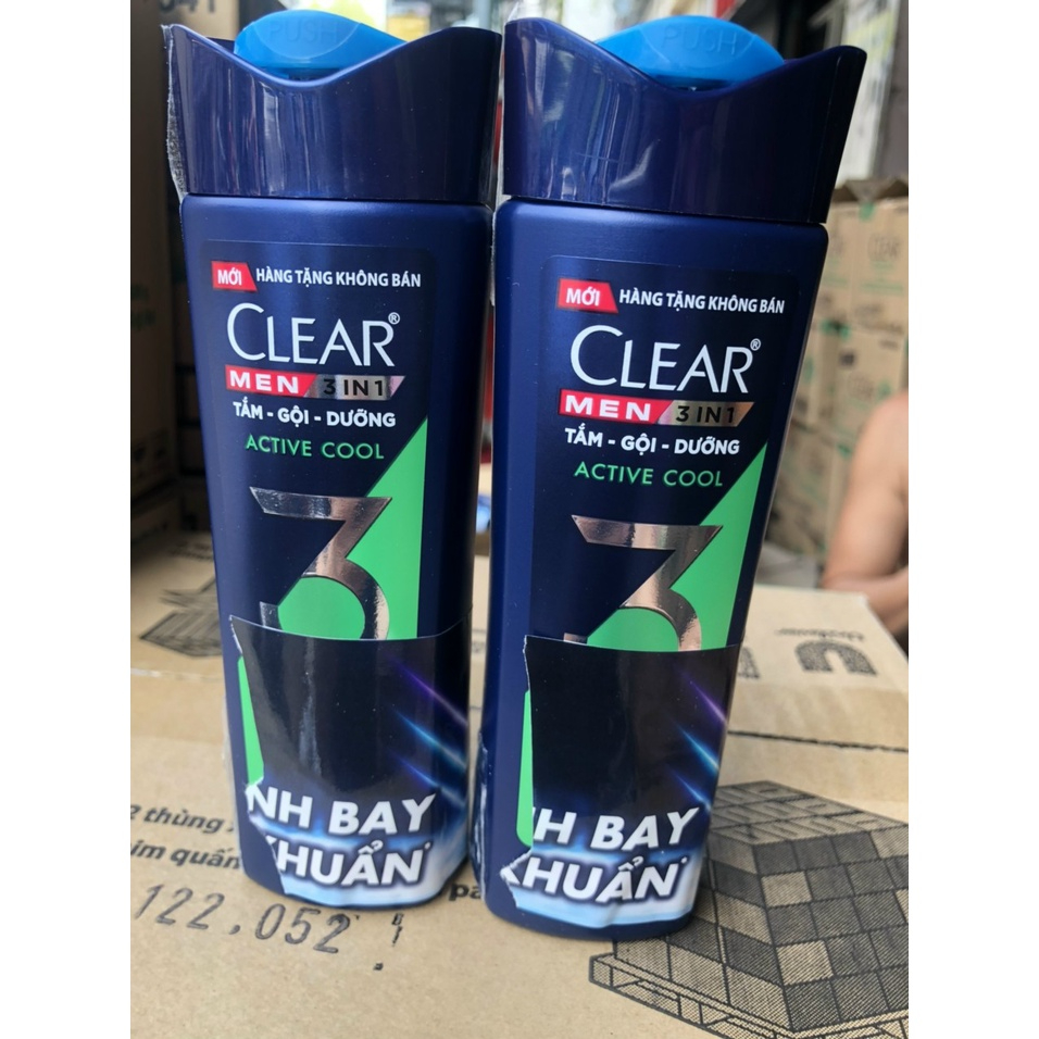 140g - Dầu gội Clear sạch gàu NƯỚC TÁO lên men và vitamin C/ CLEAR MEN BẠC HÀ