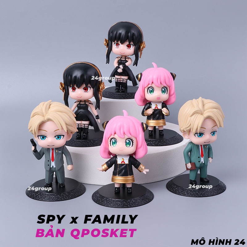 [COMBO] Mô hình nhân vật anime SPY × FAMILY yor loid anya yorger figure hoạt hình spy x family chibi cute dễ thương anya