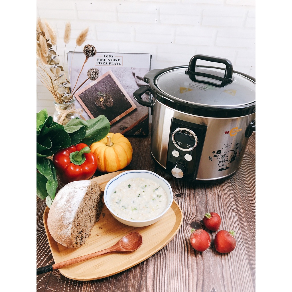 Nồi nấu cháo BB Cooker 2,5L Hàn Quốc Máy bấm điện- BH 1 Năm
