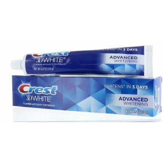 Kem đánh răng crest 3d white advanced whitening 170g